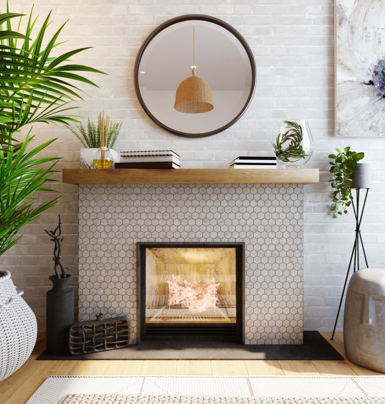 Fireplace Tile Finishes